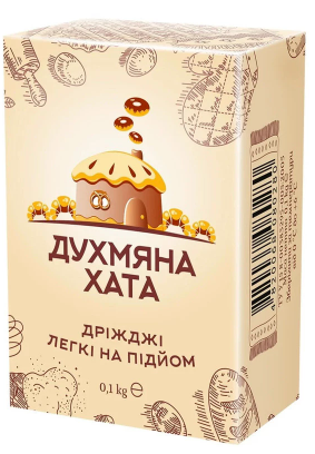 Дріжджі пресовані хлібопекарські Духмяна Хата,100г